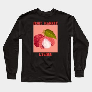 Fruit market lychee Long Sleeve T-Shirt